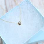 アクアマリン14kgf necklace
