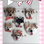 柴犬ワッペン