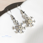 雪の結晶ピアス*ﾟパール