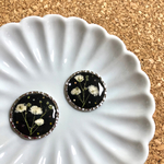 かすみ草のシックなピアス/イヤリング(シルバー)