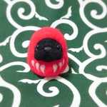 ✨🎍赤だるまパグさん🎍✨クロ✨