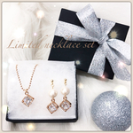 クリスマス♡数量限定セット♡パールネックレス&パールピアスorパールイヤリングセット