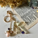 レジン イニシャルキーホルダー       K