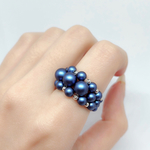 ♡オーダーメイドリング♡ ロイヤルブルーパールのリング