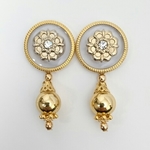 2way デザインボタンピアス