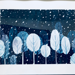 送料無料 絵本の世界に雪が降った夜