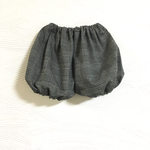 ブラック グレンチェック かぼちゃパンツ