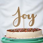 クリスマスツ ケーキトッパー　"Joy" 
