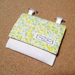 クリップ付き！！小花柄☆移動ポケット