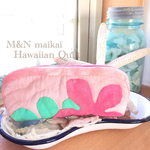 【20%offセール！！】ハワイアンキルト♡ペンケース♡ピンク