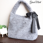 Xmas SALE! グレーボアのワンショルダーバッグ