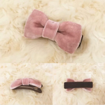 【halmelo様 専用】ベロアシングルリボン ヘアクリップ