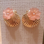 シェル＆ハイビスカス🌺ピアス