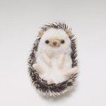 形が変えれる ミニハリネズミのぬいぐるみ C