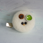 たまこブローチ（せんべいにお茶）