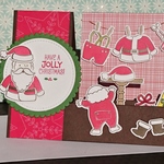 再再販！《サンタが可愛い立体のクリスマスカード》