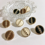 new*⋆選べる1色4個set★チェーンデザイン★ヴィンテージ★ボタン