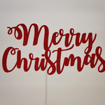 クリスマスツ ケーキトッパー　"Merry Christmas" 