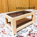 【送料無料】ミニチュア木製 四角テーブル ＊24