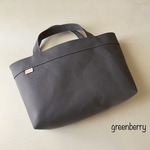 aozora様オーダーのお品。グレー帆布トートバッグ