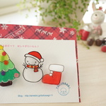 おてんば雪だるまくんクリスマスブローチ