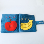 【試作品】ボタン練習の出来る布絵本