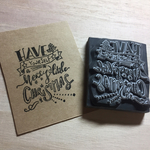 祝‼️SALE【送料無料】ハンドレタリング クリスマス 消しゴムはんこ