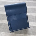 【SALE】牛革タバコケース（ショート＆ロング）スチールブルー