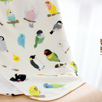 <受注販売> インコ総柄ブランケット♪