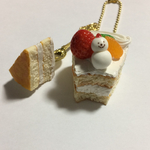 クリスマスケーキのキーホルダー