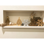 Takayukiyuzu様専用ページ♡ウッドオブジェ  アルファベット クリスマス ツリー 雪の結晶 置物 木製