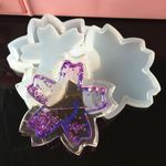水入り用シリコンモールド　桜　UVレジンシリコン型