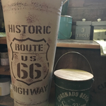 e-kido様専用ブリキバケツ蓋つきペール缶ss蓋つき