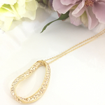 【グルーデコ 】【ゴールド】サークルネックレス