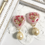 ドライフラワーピアス＊イヤリング
