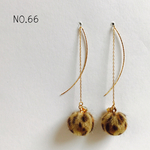 ファーボールのアメリカンピアス♡レオパード  NO.66