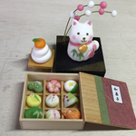 干支飾りと和菓子セット 小