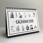 2018年　卓上カレンダー
