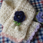 輪に通す【ふんわり】ミニストール・オフ白・10D