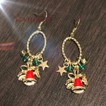 クリスマス ベル ジャラジャラピアス