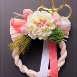 送料差額分☆お正月飾り　しめ縄リース2018　no.2