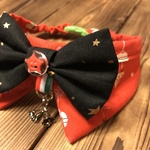 犬・猫　31～34　cocoちゃんリボンチョーカー　クリスマス・星🎄