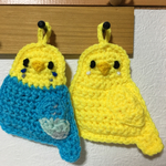 ayumamemama様専用☆アクリルたわし インコ