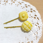 【再販&リニューアル】パンのヘアピン メロンパン・食パン