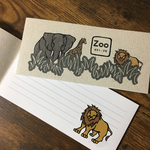 横書き一筆箋 30枚セット（表紙/草むらタイプ）