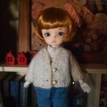 【しろ】ミネコレ小さめカーディガン2～imda1.7、PIPOSringo、scon、ピュアニーモなど～