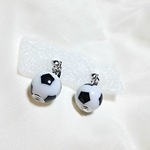 34Ac サッカーボール イヤリング