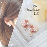 【29】春爛漫 花桜♡イヤリング＊ピアス