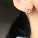 14kgf ×silver925  chance  スタッドピアス