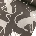110×50★でかっ！！猫ちゃん★黒地